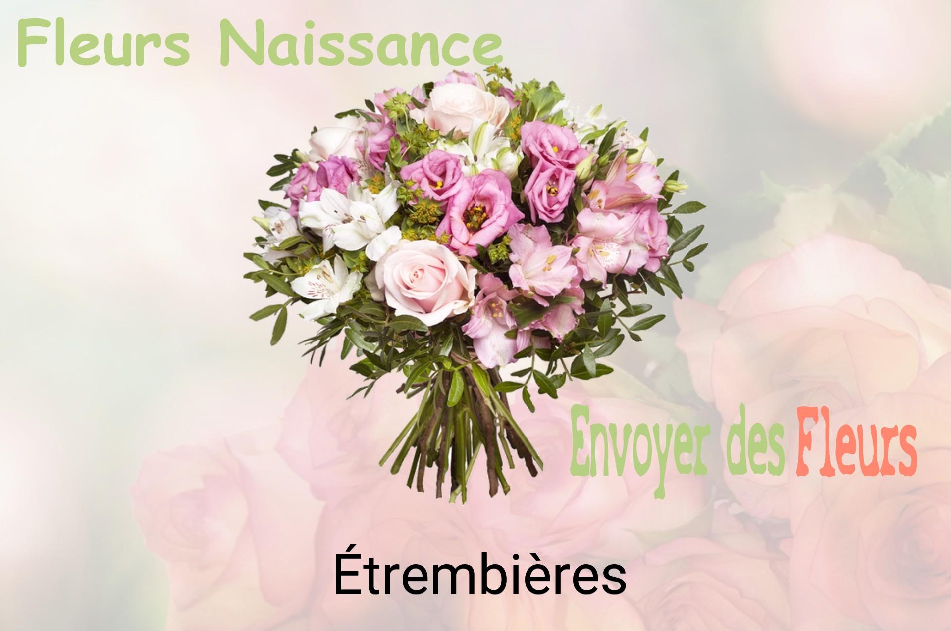 Bouquet de fleurs de naissance livré à Étrembières